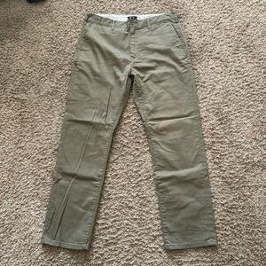 Huf Olive Green Chino Pants Size 36